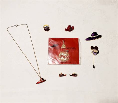 Vintage To Now Red Hat Society Jewelry Lot Etsy