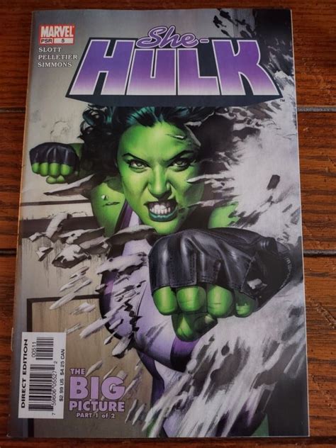 SHE HULK 2004 5 VF 8 0 Adi Granov Cover Dan Slott Incredible Disney