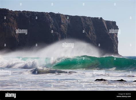 Surf at Tonel beach Sagres Portugal Stock Photo - Alamy