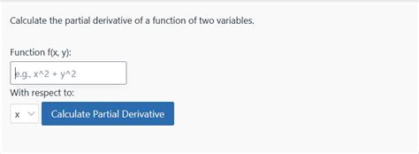 Partial Derivative Calculator First Second Mixed Implicit