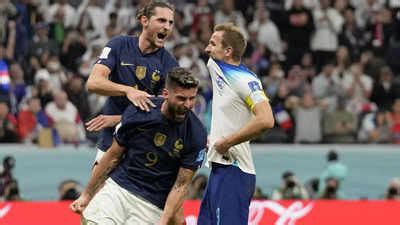 England Vs France Highlights Giroud Scores As France Beat England 2 1