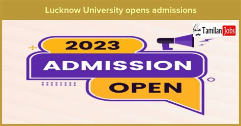 Lucknow University Opens Admissions For Pg Courses Check Entrance Exam Date