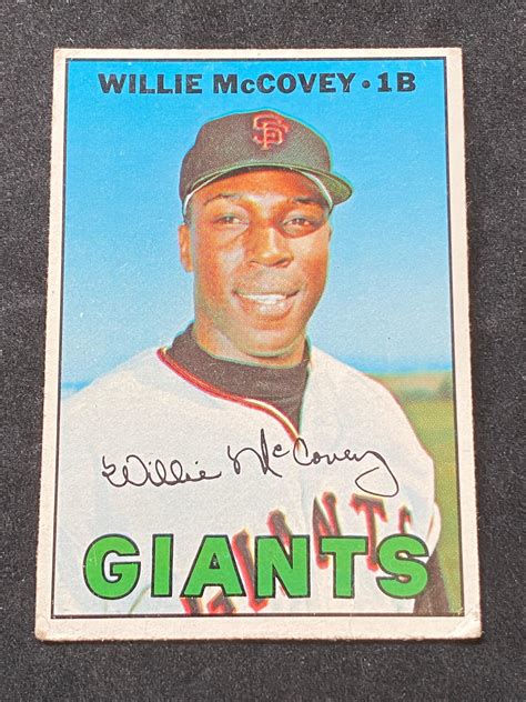 Lot Vg Vgex Topps Willie Mccovey Baseball Card