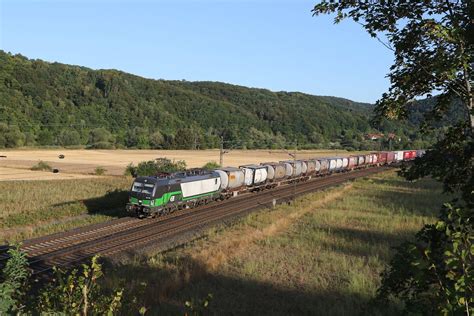 193 760 Mit Einem KLV Am 6 August 2022 Bei Harrbach Am Main