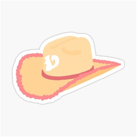 Squirrel Cowgirl Hat Sticker For Sale By Camille Albers Redbubble