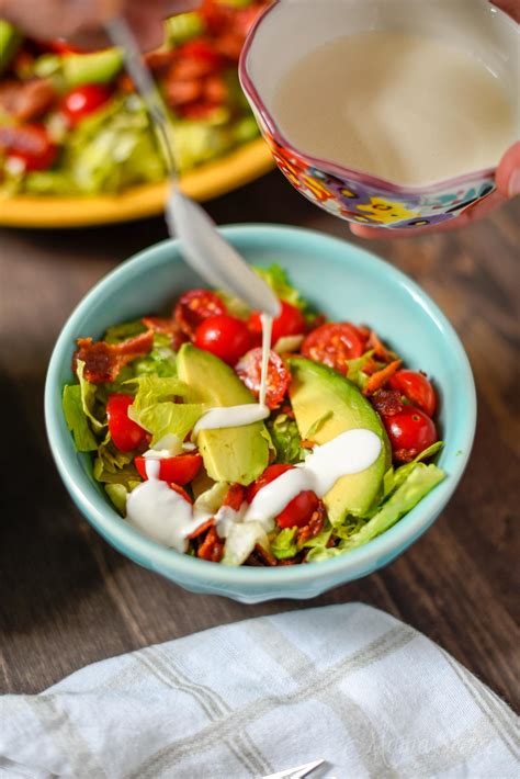 Blt Salad With Tangy Mayo Dressing Mamashire