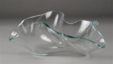 Small Slumped Glass Bowl By Laurel Fyfe