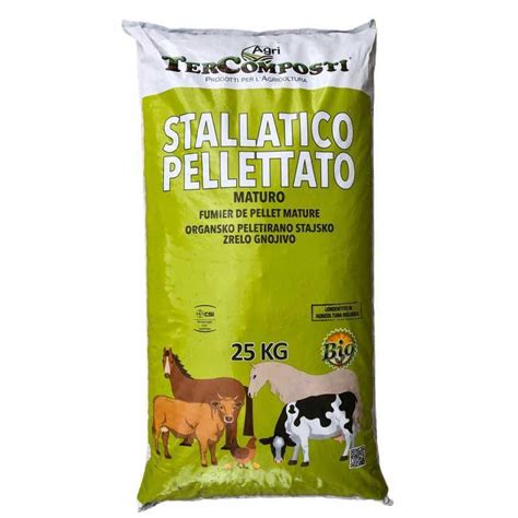 TERCOMPOSTI STALLATICO PELLETTATO CONCIME