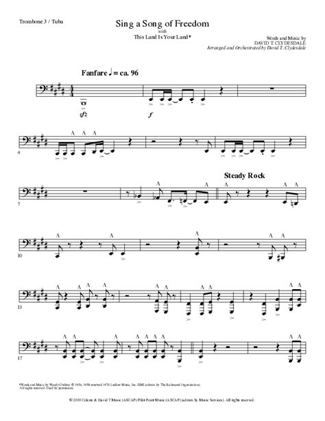 Sing A Song Of Freedom with This Land Is Your Land (Choral Anthem SATB ...