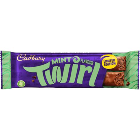 Cadbury Twirl Limited Edition Mint British 48x43g Pacific Candy Wholesale