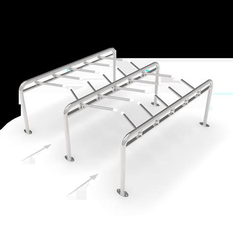 Double Lane Barriers - Standard for Busy Spaces / Shark Teeth™ / Anti