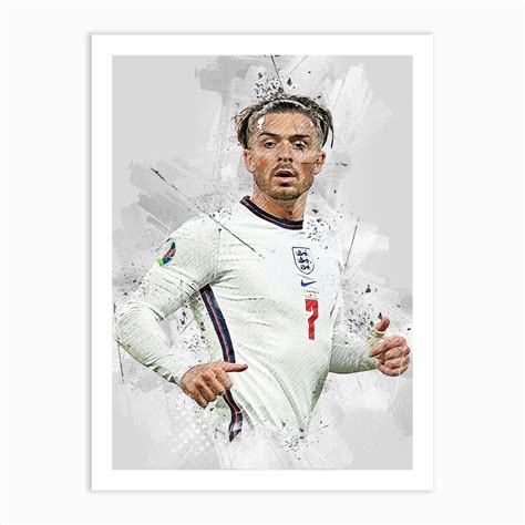 Jack Grealish Art Print By Kunstudio Fy