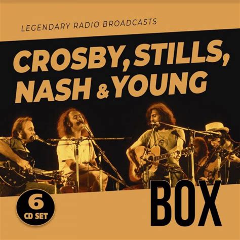 Crosby Stills Nash And Young Box Broadcasts Digipack 6 Cd Musik