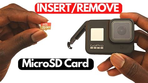 Gopro Hero 8 Removeinsert Microsd Card How To Removeinsert Microsd