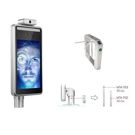 Turnstile Use Human Body Face Recognition Temperature Measurement