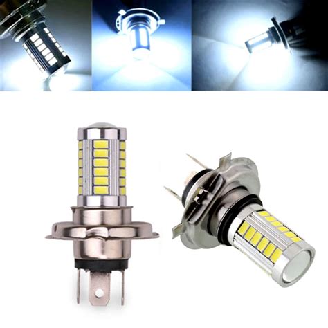 Pcs Car Led Lamp H H Smd V White Fog Light Super Bright