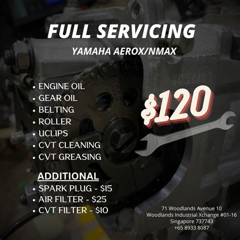 Aerox Nmax Full Servicing Motorcycles Motorcycle Accessories On Carousell