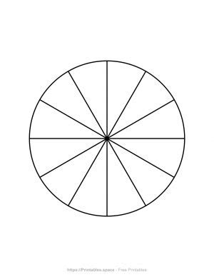 Pie Chart Printable Templates - Free Printables