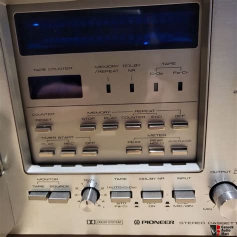 Vintage Pioneer Ct F900 Cassette Deck Photo 4786286 Us Audio Mart