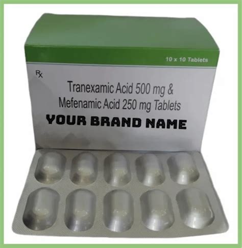 Tranexamic Acid And Mefenamic Acid Tablet Trafem Latest Price