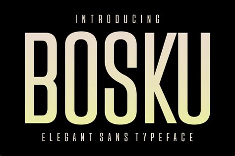 Bosku Font By Riman 7NTypes Creative Fabrica