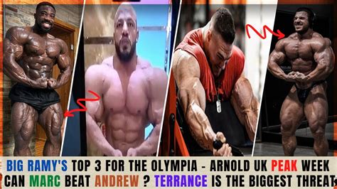 Big Ramy Picks Top 3 For The Olympia Can Marc Beat Andrew Wesley