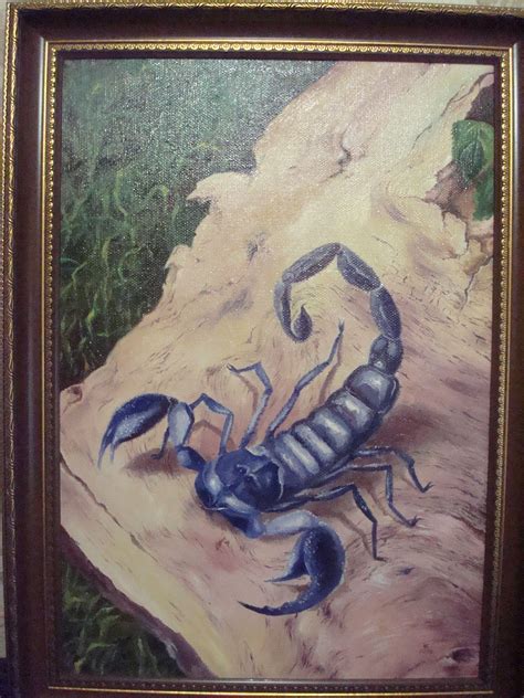 Scorpion Oil Painting