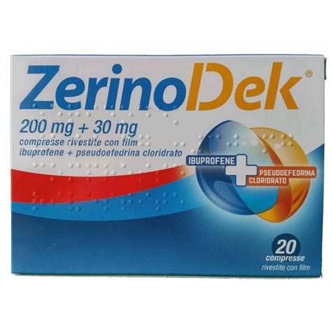 ZerinoDek 20 Compresse 200mg 30mg