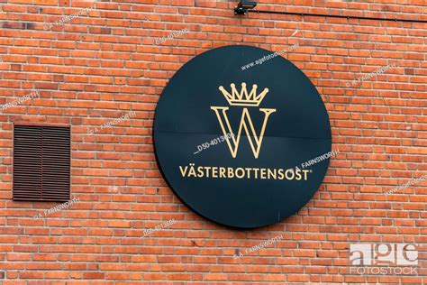 Burtrask Sweden A Facade And Sign For The Vasterbotten Cheese Factory