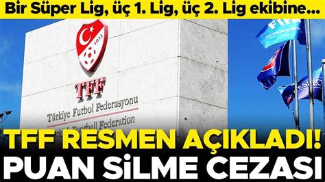 Son dakika TFF Süper Lig ekibine puan silme cezası verdi Futbol