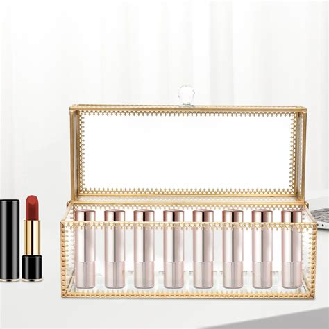 24 Slot Lippenstift Halter Lipgloss Ausstellungsstand Aufbewahrungsbox