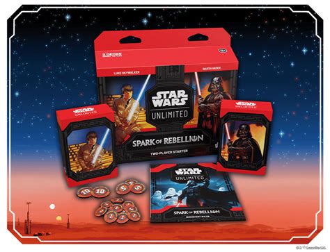 Star Wars Unlimited Spark Of Rebellion 2 Player Starter Kit Kanoncon