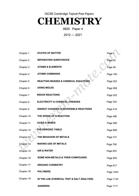 Solution Igcse Chemistry State Of Matter Paper Extended Studypool