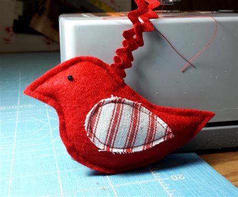 Hello ReFabulous Felt Bird Ornament Tutorial 6 Ways