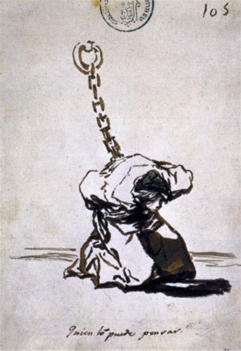 Prisionero Encadenado Francisco De Goya Wikiart Org Francisco Goya