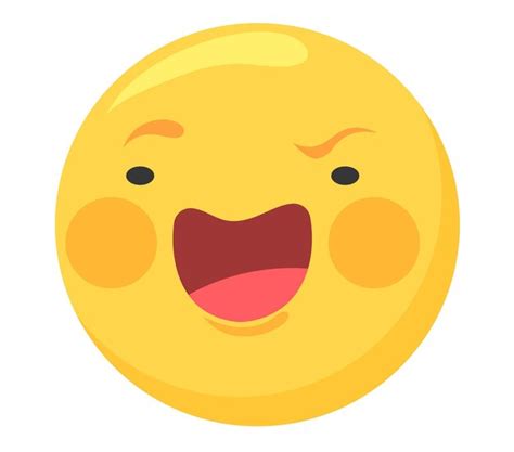 Premium Vector Yellow Face Emoji Winking And Sticking Out Tongue