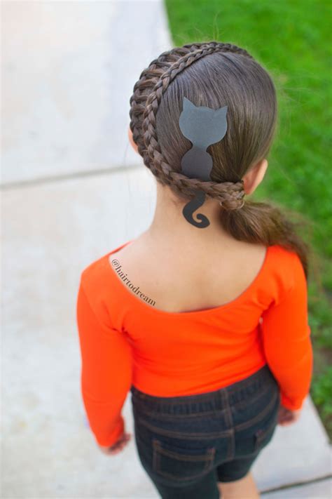 Kitty Cat Hairstyle for kids. Follow Along! @hairtodream(IG) Hair to ...