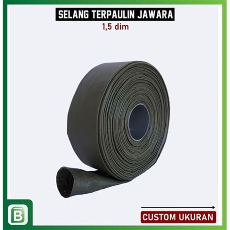 Jual Selang Terpal Semi Karet Custom Terpaulin Inch Kab Blitar