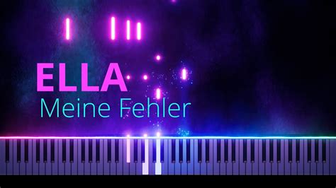 Alle F R Ella Meine Fehler Medium Version Youtube