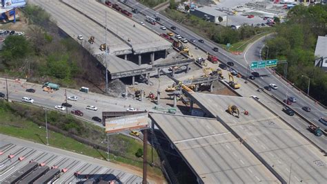 I 85 Collapse Taking An Economic Toll On Nearby Businesses Atlanta