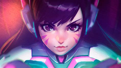 Dva Overwatch Artwork Hd 4k Wallpapers Hd Wallpapers Id 22122