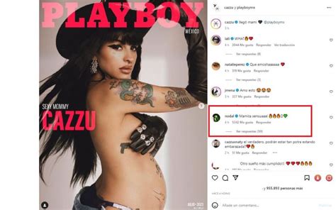 Cazzu posó en semitopless para Playboy Chubut Para Todos