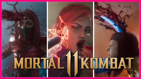 All Fatal Blows On Skarlet Mortal Kombat 11 Youtube