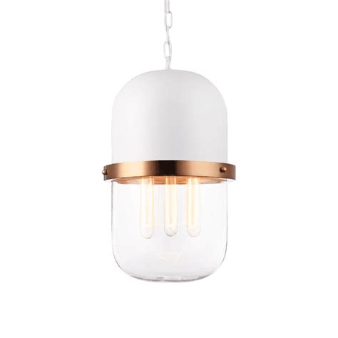 White Three Light Pendant From The Tillie Collection