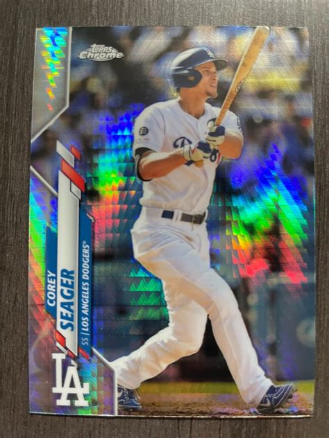 2020 Topps Chrome Corey Seager Hyper Prism Refractor 196 EBay