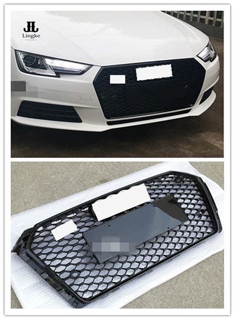 Front Sport Hex Mesh Honeycomb Grill S Line Grille For Audi A4 S4 B9