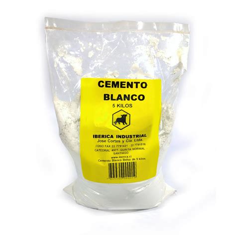 Cemento Blanco Kilo Iberica Especialistas En Tierras De Color Y