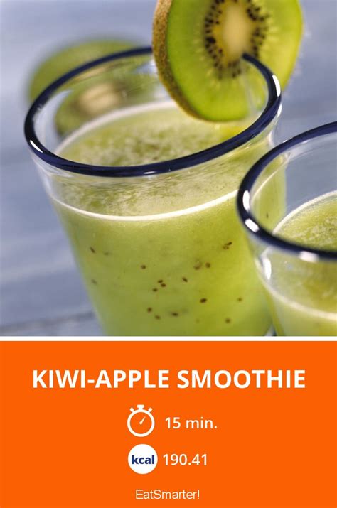 Kiwi Apple Smoothie Recipe Eat Smarter USA