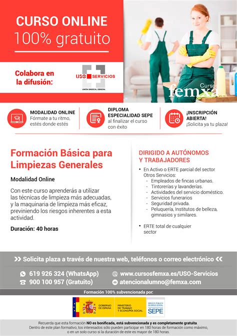 CURSOS DE FORMACIÓN PARA EL EMPLEO