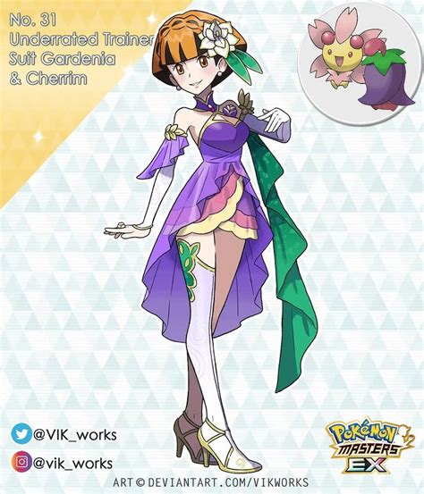 Vikthor On Instagram Pokemon Masters Ex Spring Suit Gardenia